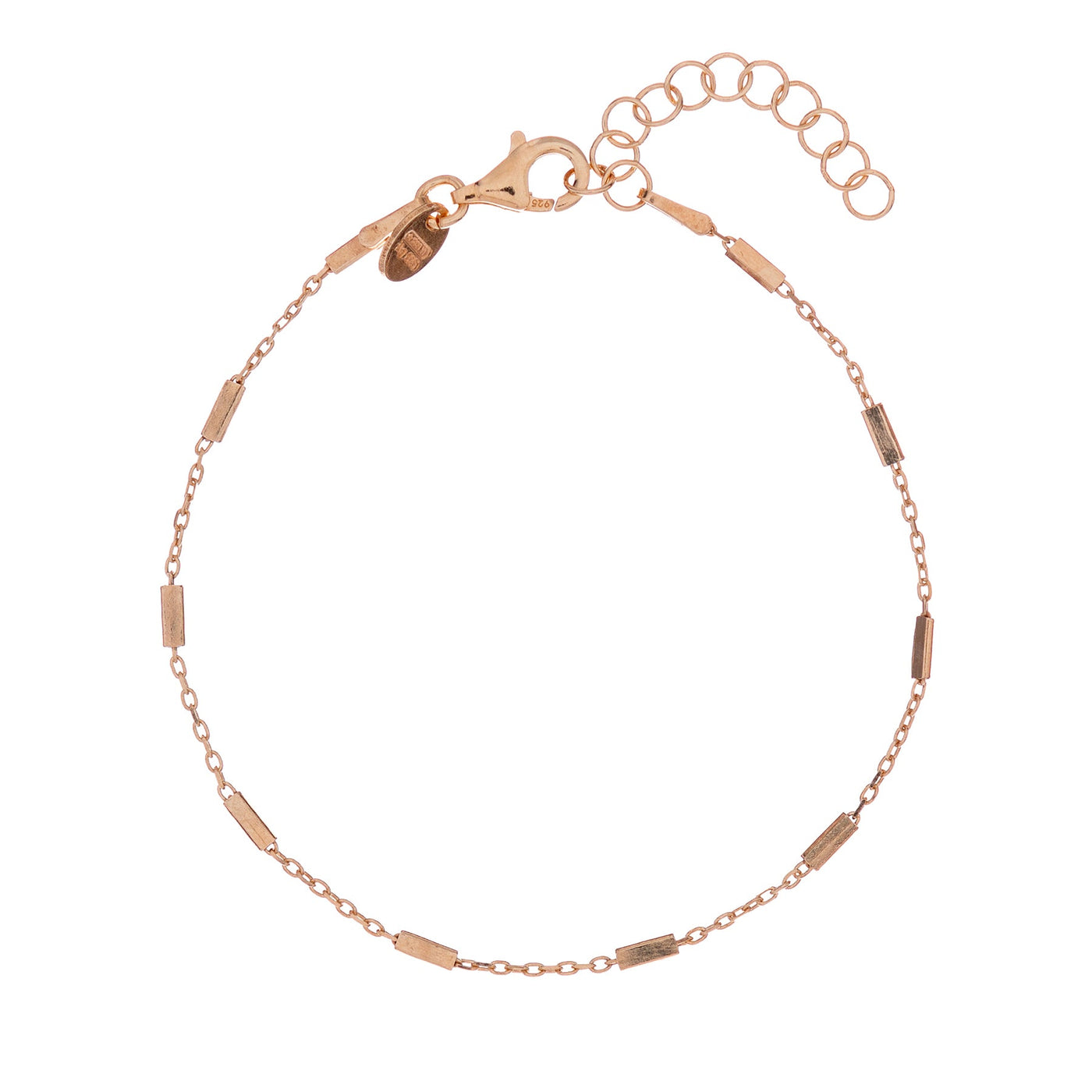 Bracciale-tubetti-Alisia-gioiello-argento-oro-rosa